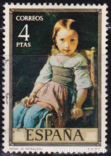 Stamps: 1974 - PINTURAS DE EDUARDO ROSALES Y MARTIN - NENA - EDIFIL 2206