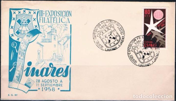 Sellos: 1958.-  LINARES (JA&Eacute;N) - Foto 1