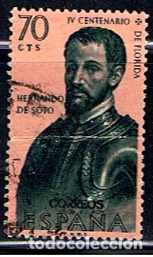 Sellos: ESPA&Ntilde;A // EDIFIL 1299 // 1960 ... USADO - Foto 1