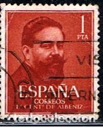 Sellos: ESPA&Ntilde;A // EDIFIL 1321 // 1960 ... USADO - Foto 1
