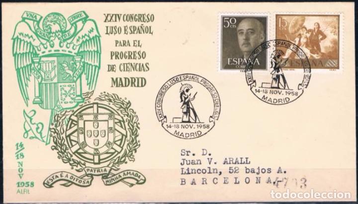 Sellos: 1958.-  MADRID A BARCELONA - Foto 1