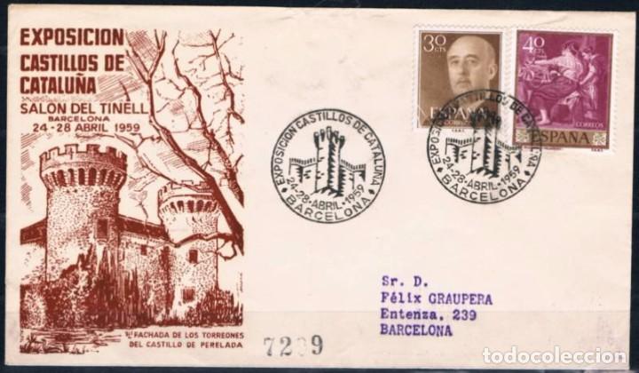 Sellos: 1959.-  BARCELONA INTERIOR - Foto 1