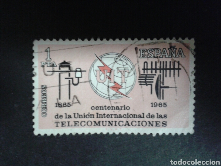 Sellos: ESPA&Ntilde;A. EDIFIL 1670. SERIE COMPLETA USADA. 1965. UIT. - Foto 1