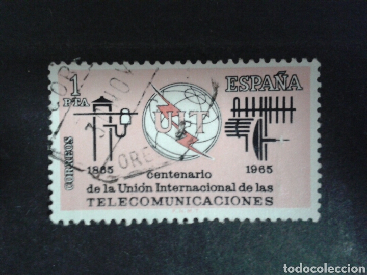 Sellos: ESPA&Ntilde;A. EDIFIL 1670. SERIE COMPLETA USADA. 1965. UIT. - Foto 1