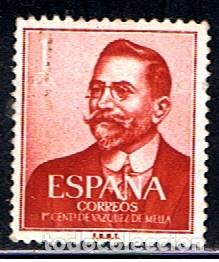 Sellos: ESPA&Ntilde;A // EDIFIL 1352 // 1961 ... USADO - Foto 1