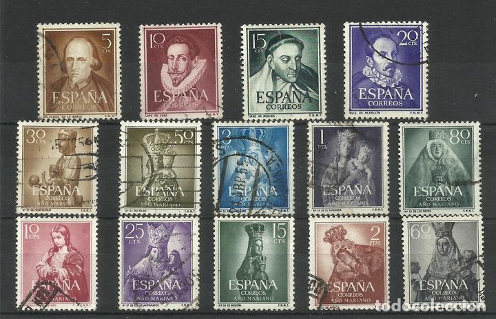 Sellos: Espa&ntilde;a, 1950/4, 2 series completas usadas - Foto 1