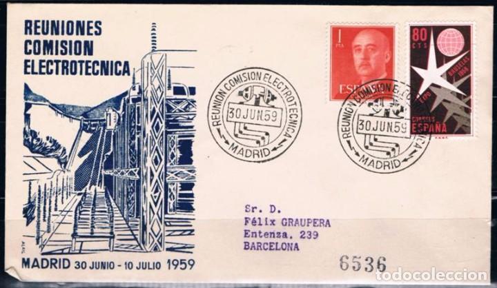 Sellos: 1959.-  MADRID A BARCELONA - Foto 1