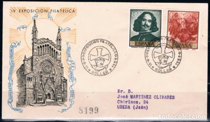 Sellos: 1959.- SOLLER A &Uacute;BEDA (JA&Eacute;N) - Foto 1
