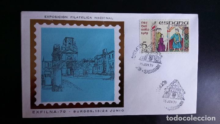 Sellos: SOBRE PRIMER D&Iacute;A DE CIRCULACI&Oacute;N, E FILA 79 - Foto 1