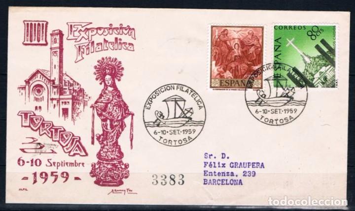 Sellos: 1959.- BARCELONA A TORTOSA - Foto 1