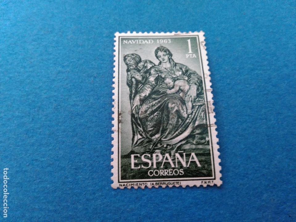 Sellos: USADO. EDIFIL 1535. A&Ntilde;O 1963. NAVIDAD - Foto 1