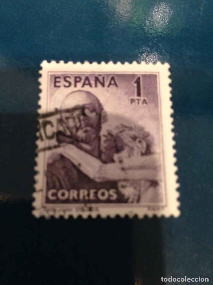 Sellos: EDIFIL N&ordm; 1070. CENTENARIO 1950 SAN JUAN DE DIOS. - Foto 1