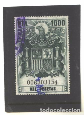 Sellos: ESPA&Ntilde;A 1965 - TIMBRE 1000 PTS. - usado - Foto 1