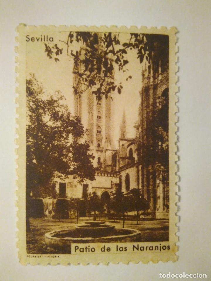 Sellos: PATIO DE LOS NARANJOS.   SEVILLA. - Foto 1
