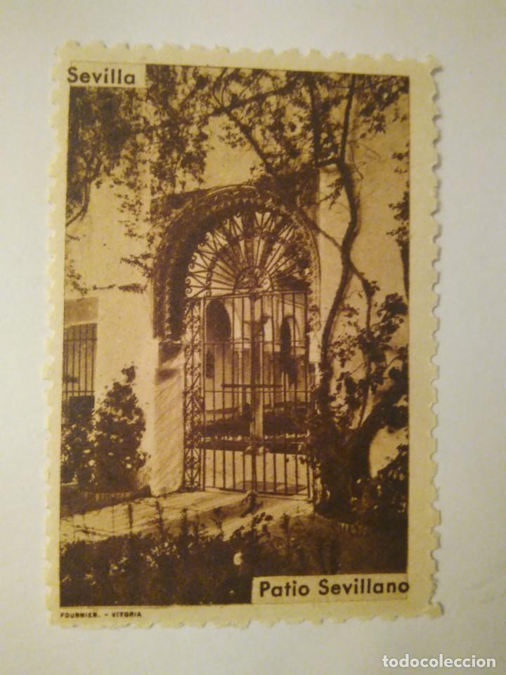 Sellos: SEVILLA.   PATIO SEVILLANO. - Foto 1