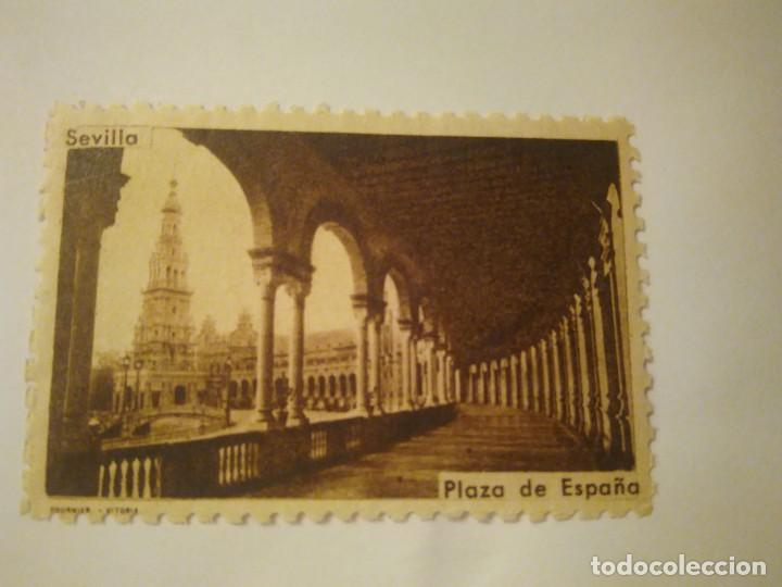 Sellos: SEVILLA.   PLAZA DE ESPA&Ntilde;A. - Foto 1