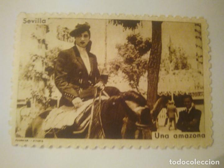 Sellos: SEVILLA.   UNA AMAZONA. - Foto 1