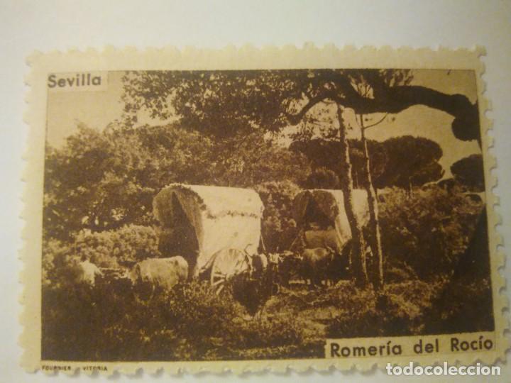 Sellos: SEVILLA.   ROMER&Iacute;A DEL ROC&Iacute;O. - Foto 1