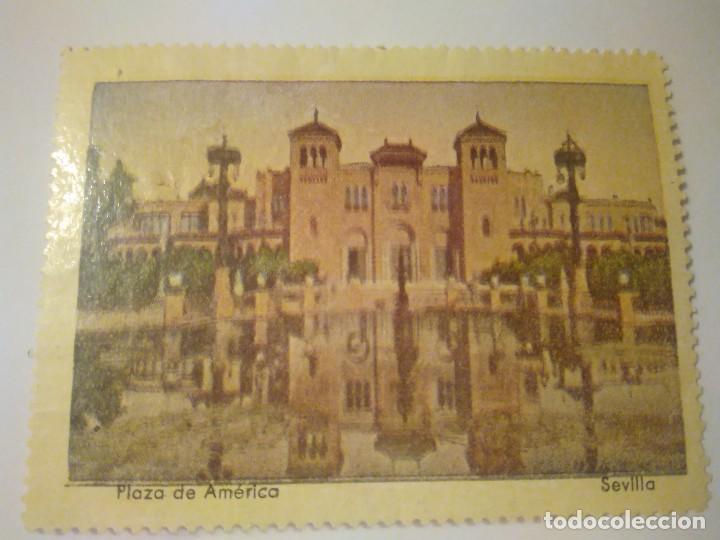 Sellos: SEVILLA.  PLAZA DE AM&Eacute;RICA. - Foto 1