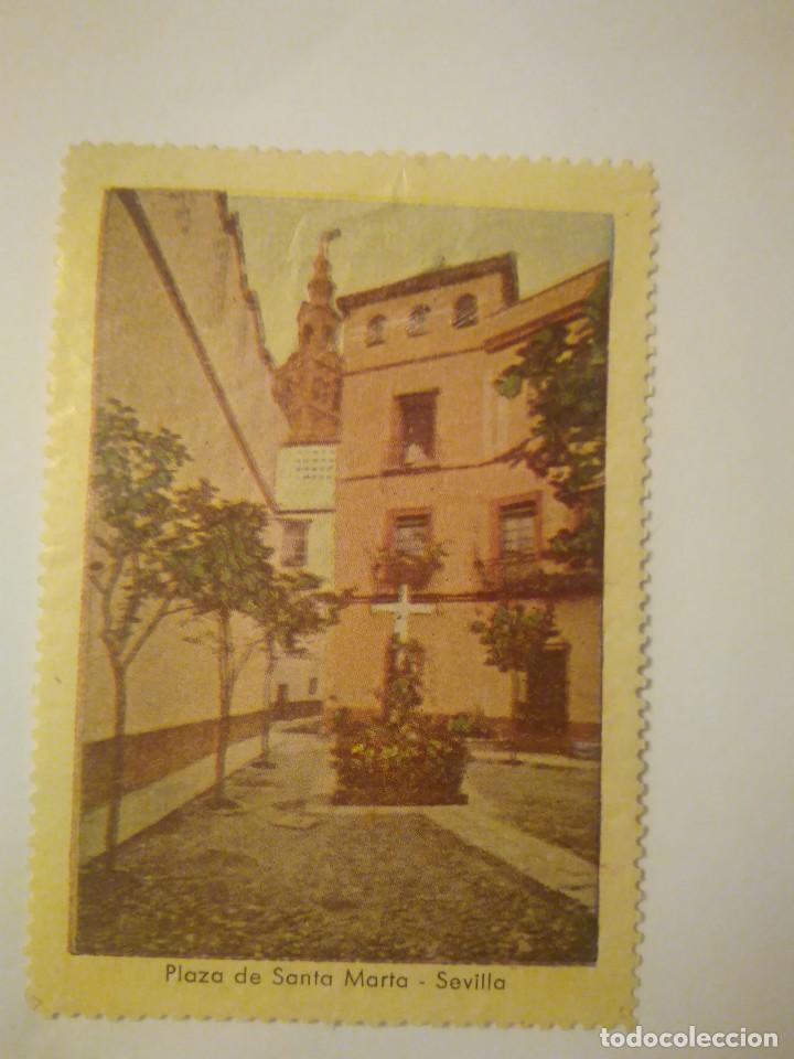 Sellos: PLAZA DE SANTA MARTA.  SEVILLA. - Foto 1