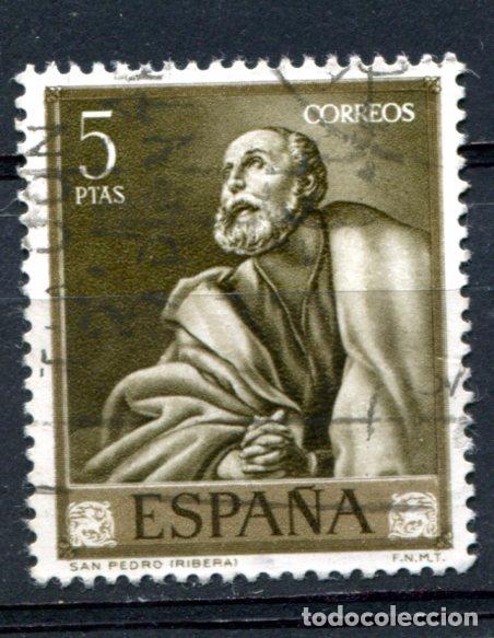 Sellos: Edifil 1506. 5 pts Jos&eacute; de Ribera. Usado. - Foto 1