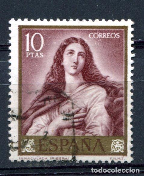 Sellos: Edifil 1507. 10 pts Jos&eacute; de Ribera. Usado. - Foto 1