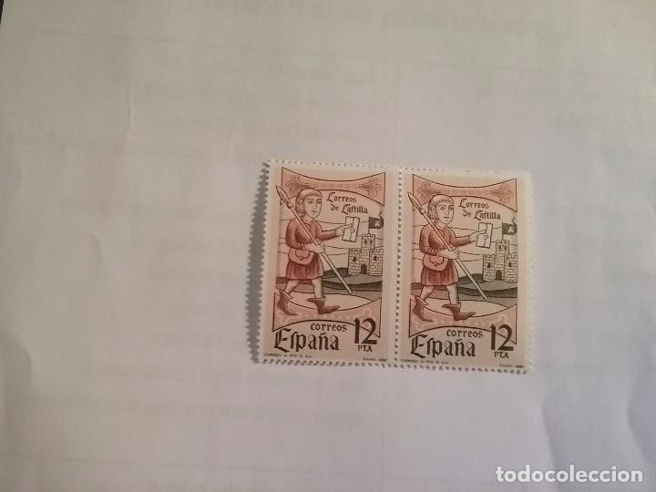 Sellos: 2 sellos Correos de Castilla - Foto 1