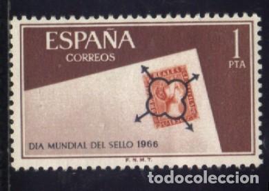 Sellos: S-01316- ESPA&Ntilde;A 1966. D&Iacute;A DEL SELLO. - Foto 1