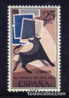 Sellos: S-01384- ESPA&Ntilde;A 1965. D&Iacute;A DEL SELLO. - Foto 1