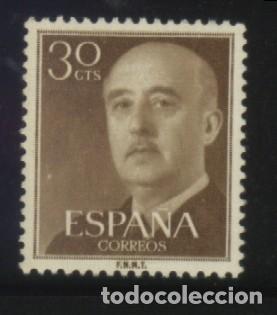 Sellos: S-01387- ESPA&Ntilde;A 1955. GENERAL FRANCO. - Foto 1