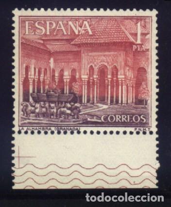 Sellos: S-01442- ESPA&Ntilde;A 1964. ALHAMBRA DE GRANADA. - Foto 1
