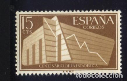 Sellos: S-01496- ESPA&Ntilde;A 1956. ESTADISTICA. - Foto 1
