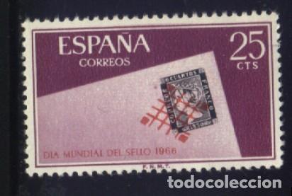 Sellos: S-01564- ESPA&Ntilde;A 1966. D&Iacute;A DEL SELLO. - Foto 1