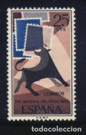 Sellos: S-01572- ESPA&Ntilde;A 1965. D&Iacute;A DEL SELLO. - Foto 1