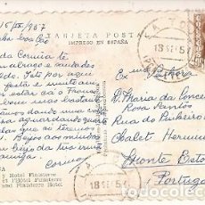 Sellos: ESPAÑA & MARCOFILIA,LA CORUNA, HOTEL FINISTERRE Y LA SOLANA, LA TOJA, ESTORIL PORTUGAL 1957 (53) 