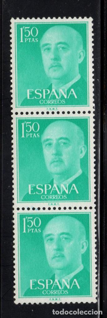 Sellos: ESPA&Ntilde;A 1155A** - A&Ntilde;O 1955 - GENERAL FRANCO - Foto 1