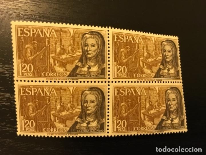 Sellos: Edifil 1864 - Beatriz Galindo bloque de 4 - Foto 1