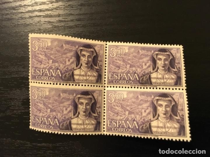 Sellos: Edifil 1866 - Mar&iacute;a Pacheco bloque de 4 - Foto 1