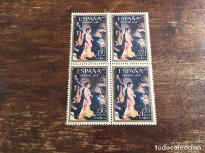 Stamps: Edifil 1897 Navidad 1968 en bloque de 4
