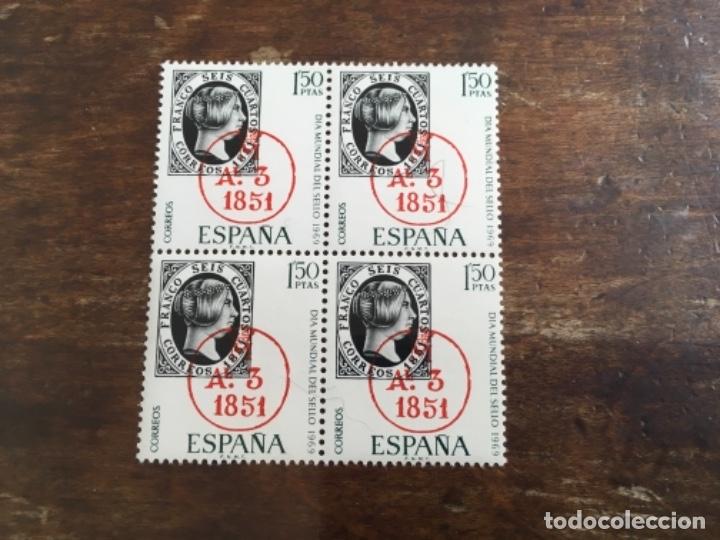 Stamps: Edifil 1922 - D&iacute;a Mundial del Sello 1969 bloque de 4