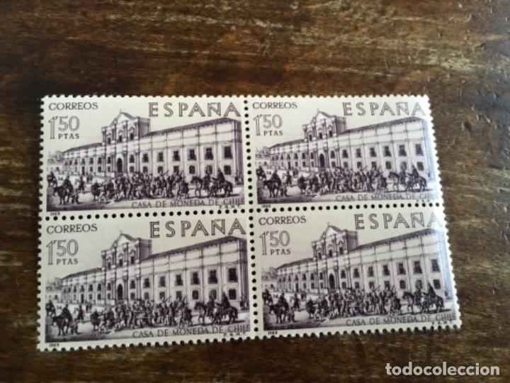 Sellos: Edifil 1940 - Casa de Moneda Chile bloque de 4 - Foto 1