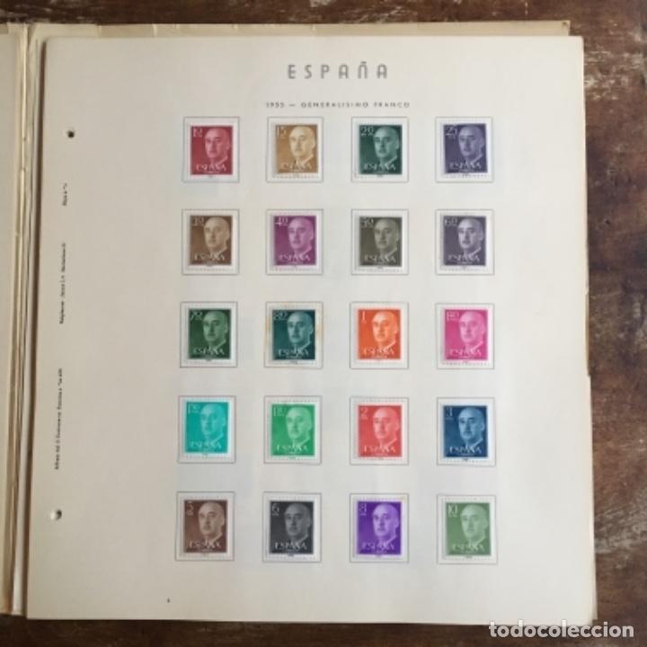 Selos: Hoja &Aacute;lbum Sellos II centenario - n&ordm; 6 1955 General&iacute;simo Franco