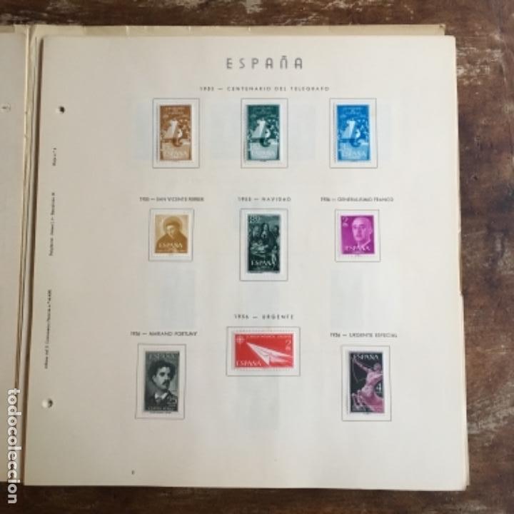 Selos: Hoja &Aacute;lbum Sellos II centenario - n&ordm; 8 1955 Centenario del tel&eacute;grafo