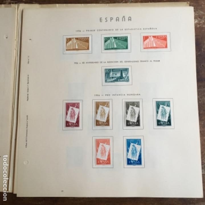 Selos: Hoja &Aacute;lbum Sellos II centenario - n&ordm; 10 1956 Primer centenario de la estad&iacute;stica Espa&ntilde;ola
