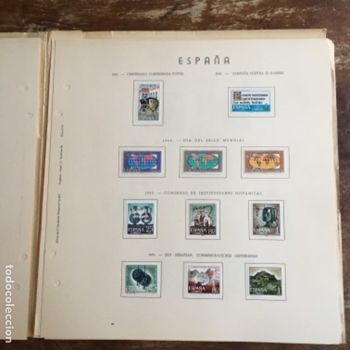 Sellos: Hoja &Aacute;lbum Sellos II centenario - n&ordm; 39 1963 Centenario conferencia postal