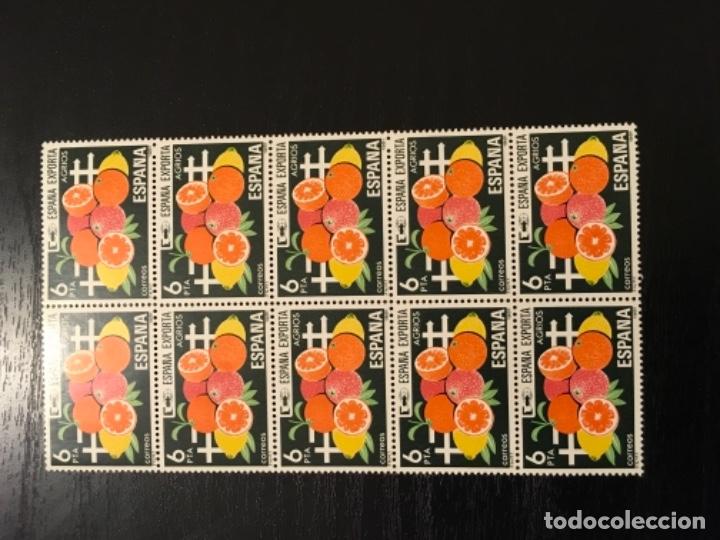 Sellos: Edifil 2626 Espa&ntilde;a exporta Agrios bloque de 10 - Foto 1