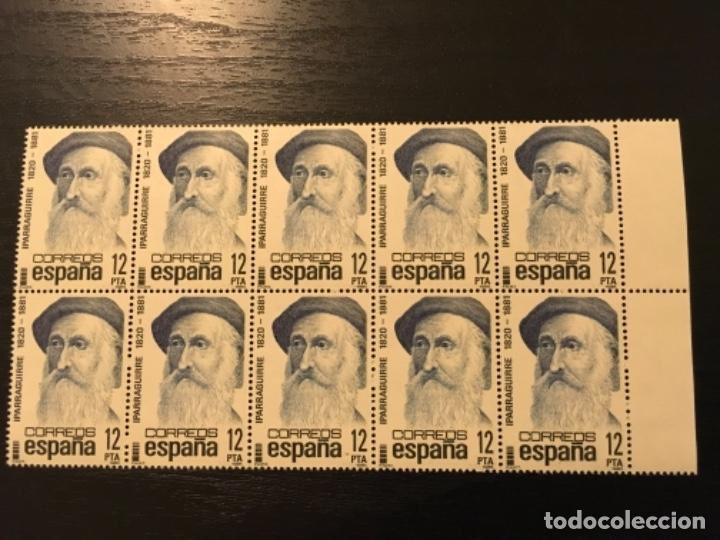 Timbres: Edifil 2643 - Iparraguirre bloque de 10