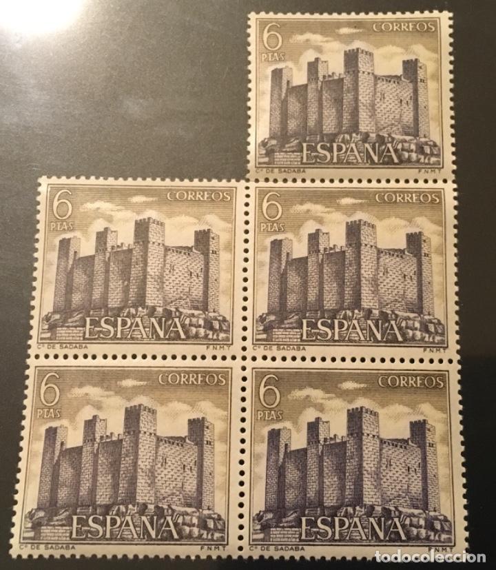 Sellos: Edifil 1980 - Castillo de Sadaba 1970 bloque de 5 - Foto 1