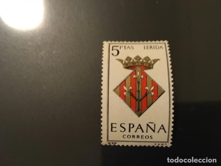 Sellos: Edifil 1554 - Escudo L&eacute;rida