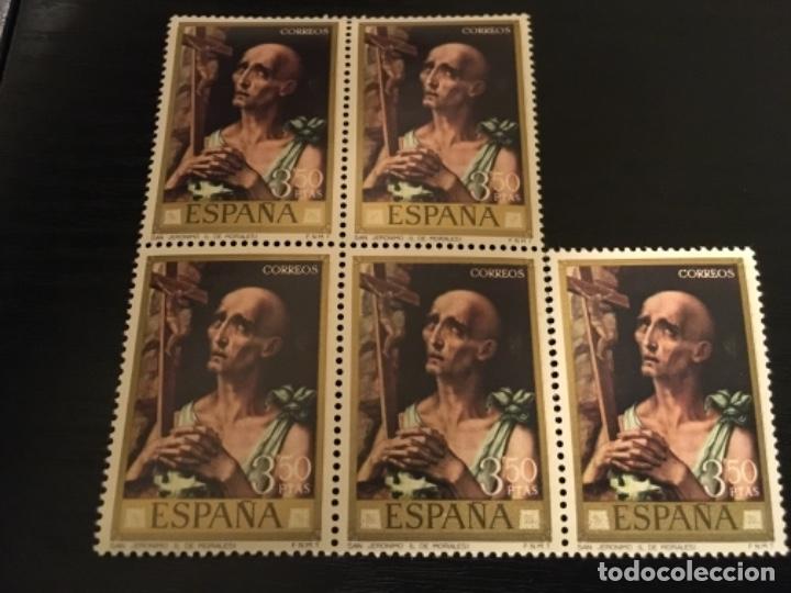 Timbres: Edifil 1968 - Lu&iacute;s de Morales bloque de 5